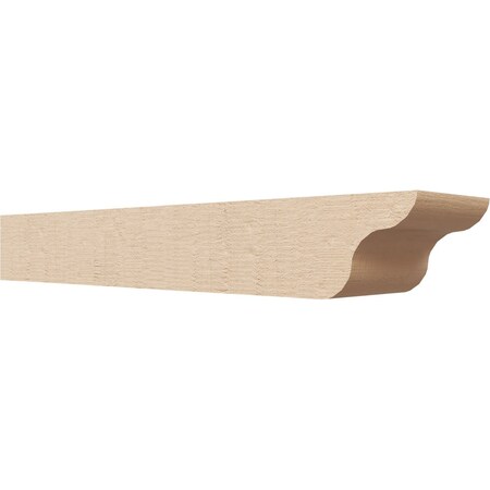 Ekena Millwork 6in. W x 4in. H x 28in. L Carmel Woodgrain TimberThane Rafter Tail, Primed Tan RFTUR06X04X28CARRCPR